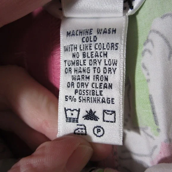 Vintage Lilly Pulitzer Liza Capri Pants Women 0P Pink Green Lion Sun Flowers Y2K - Picture 10 of 12